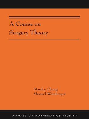 cover image of A Course on Surgery Theory